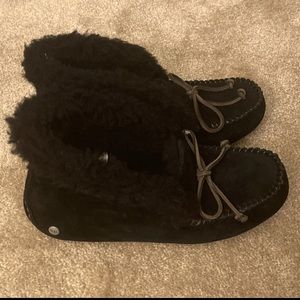 UGG Australia Black Alena Slippers